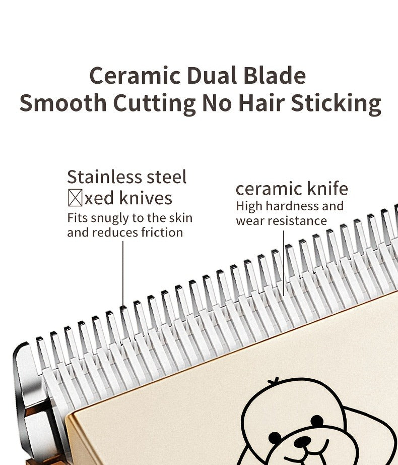 Pet Hair Trimmer USB Rechargeable Wireless Clipper for Dogs & Cats | Low Noise Electric Grooming Scissors, Lithium Battery, Home & Salon Use, Safe Low Voltage - product image 20