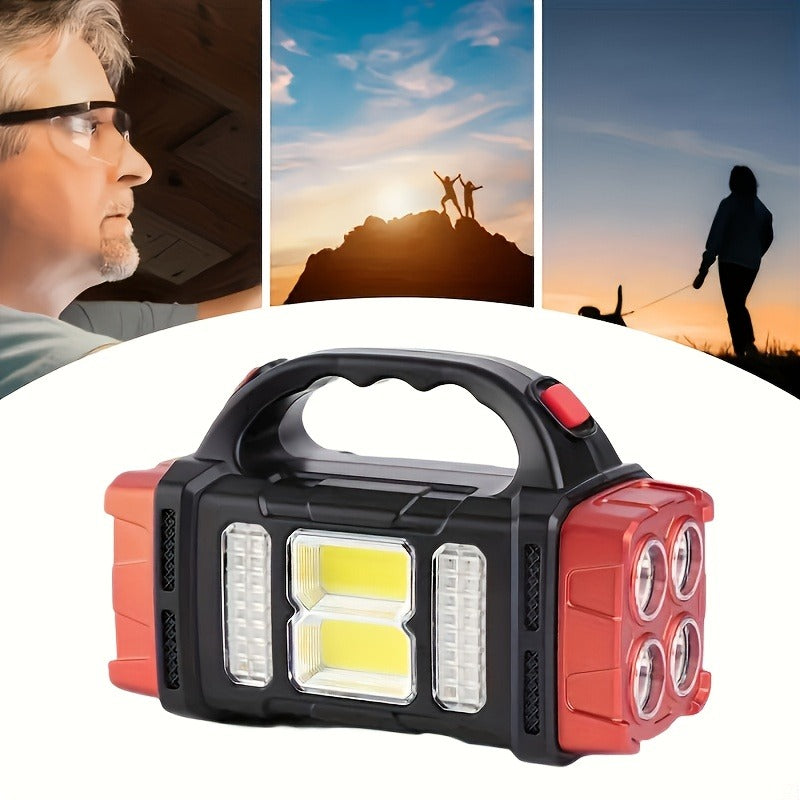 Rechargeable Solar Flashlight 2000 Lumen LED Torch with Power Bank USB-C Charging for Camping Hiking Outdoor Emergency for Patio & Backyard Use - product image 17