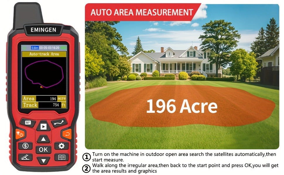 Handheld GPS Land Surveying Equipment | ZL180 | High-Precision 2.4" LCD Area Measuring Tool for Farmland, Forest, Ranch & Mining - product image 14
