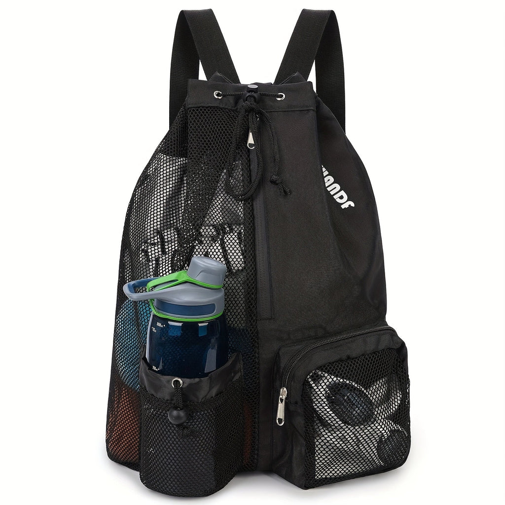 Quick-Dry Sports Backpack with Wet Pocket for Swimming, Gym & Beach, Lightweight Travel Bag for Women & Men, Adjustable Drawstring, 8 Colors – Mesh Drawstring Swim Bag