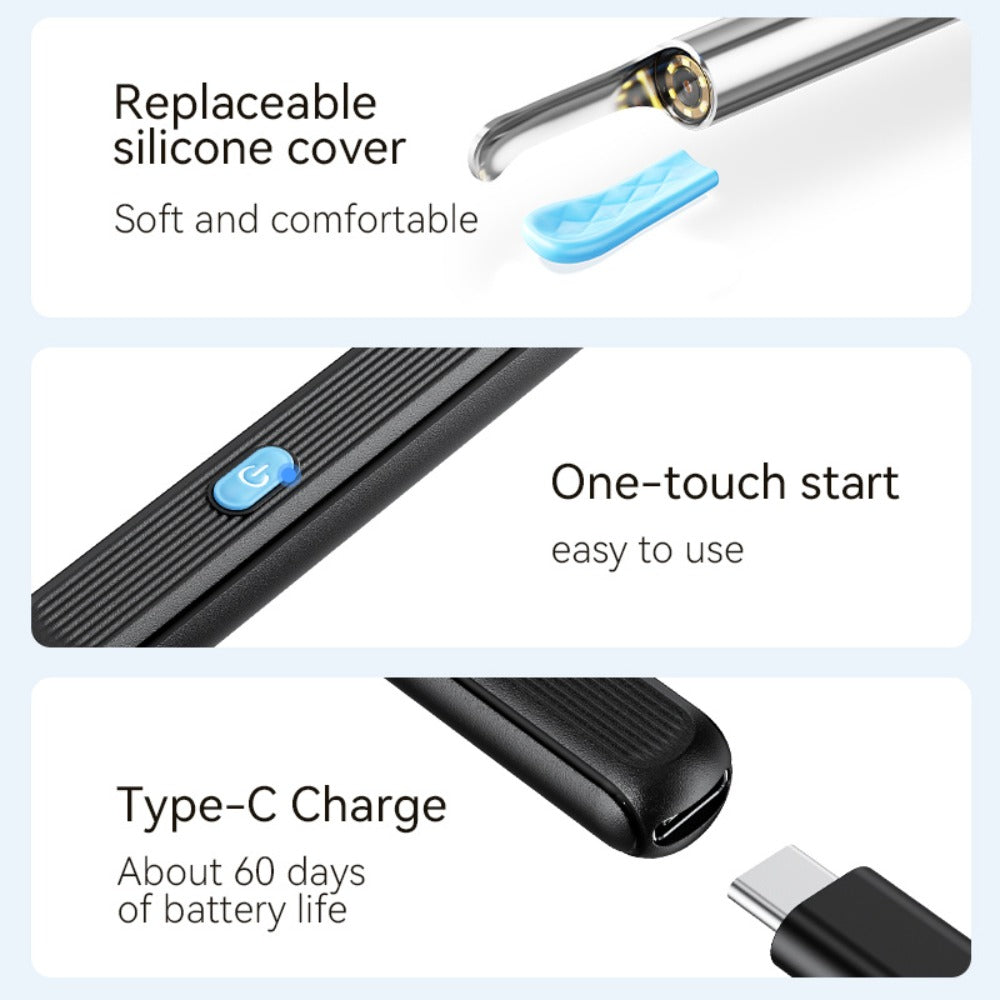 1080P Ear Wax Removal Tool with Camera – Wi-Fi Ear Cleaning Kit with 6 Spoons & Tweezers, Rechargeable, Visual Ear Cleaner for Safe Ear Care at Home - product image 10