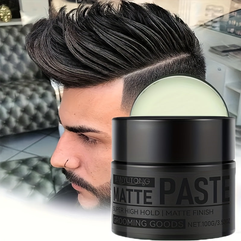 Matte Hair Paste for Men 100g | Non-Greasy Medium Hold Styling Cream with Plant Squalane & Argan Oil | Natural Finish No Residue | Salon Quality Hair Wax Alternative for All Hair T - product image 11
