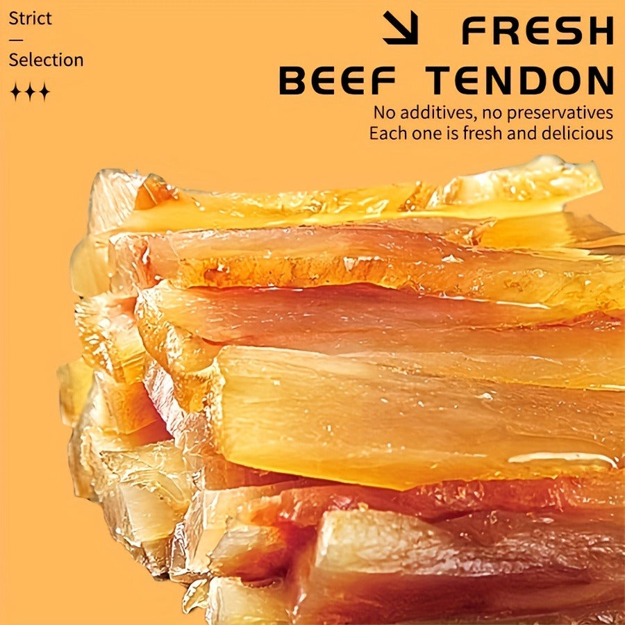 Beef Tendon Dog Chews | Natural Beef Strips Cubes & Diced Beef with Egg Yolk, High Protein Long-Lasting Dental Chews & Training Treats for Puppy Adult Dogs - product image 7