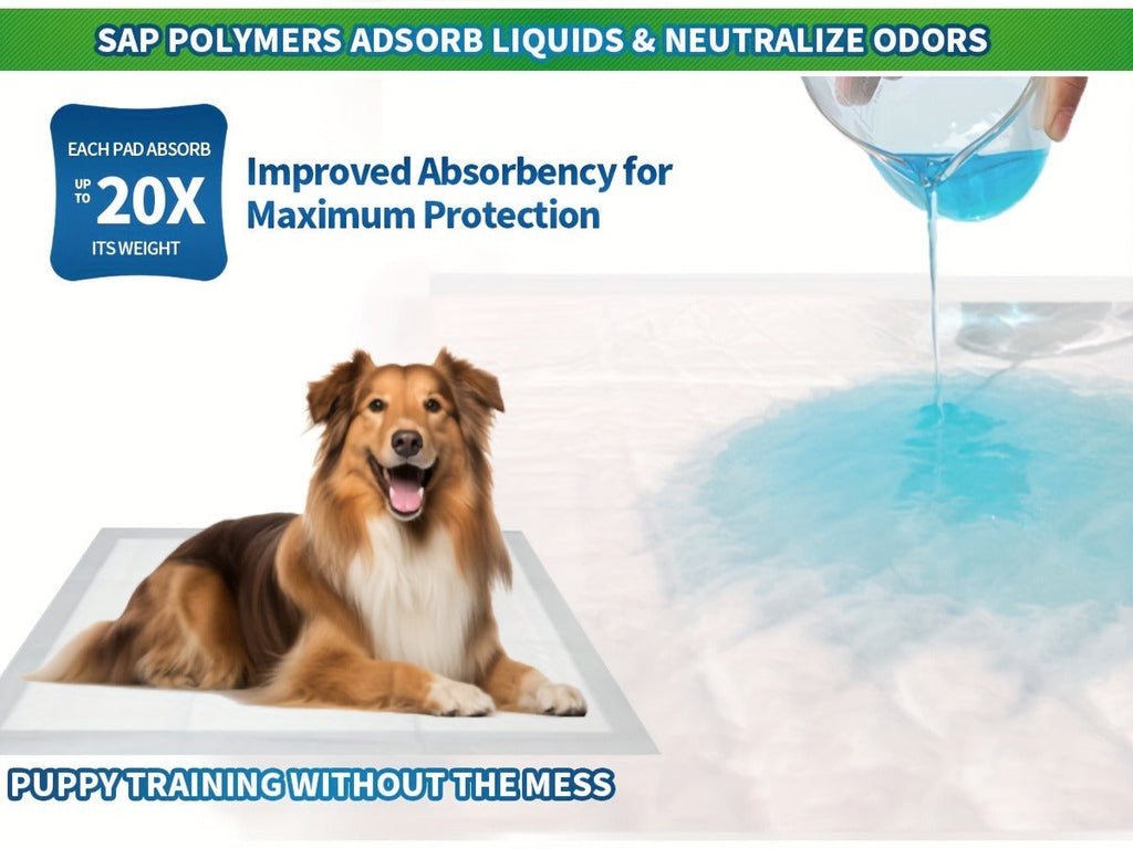 Super Absorbent Leak-Proof Potty Pads with Odor Control, Housebreaking Training Pads for Dogs, 240 Count, 22"x22" 30"x36" 36"x36" | Disposable Dog Pee Pads for - product image 12