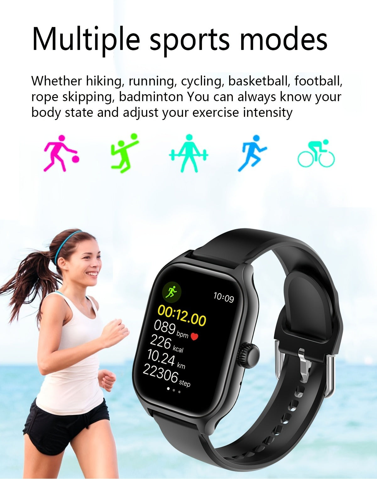 Smart Watch with Calling 1.83 Inch Touch Screen 100 Fitness Functions for Everyday Use - product image 15