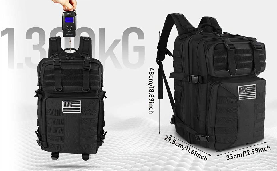 Large Capacity Molle Rucksack for Camping, Hiking, Hunting, Fishing & Travel, Unisex with Multiple Color Options | Tactical Military Backpack 50L - product image 26
