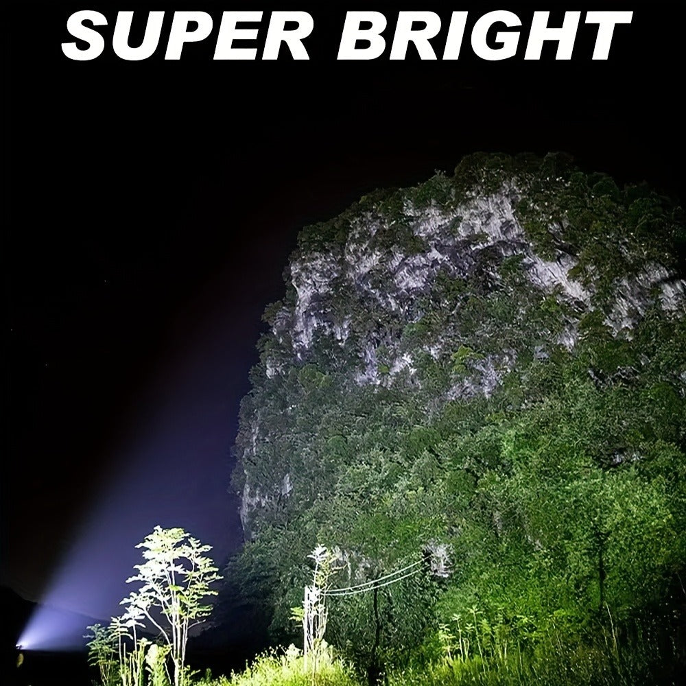 Rechargeable Solar Flashlight 2000 Lumen LED Torch with Power Bank USB-C Charging for Camping Hiking Outdoor Emergency for Patio & Backyard Use - product image 18