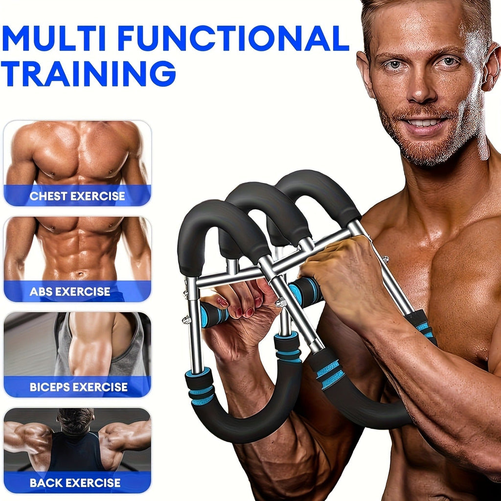 Arm Strength Trainer Three-Bar Chest Expander | Adjustable Multi-Level Resistance | Portable Detachable Forearm & Chest Workout Device for Home Gym | Strength - product image 17