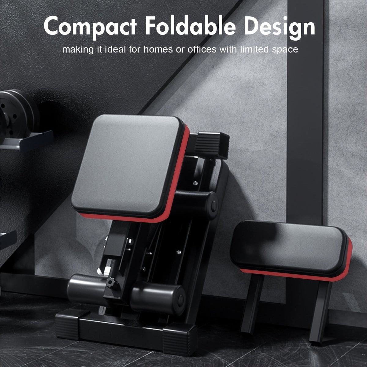 Foldable 14-in-1 Home Gym Dumbbell Bench, 1000 lbs Capacity, Roman Chair with Thick Cushion & Headrest – Adjustable Weight Bench - product image 17