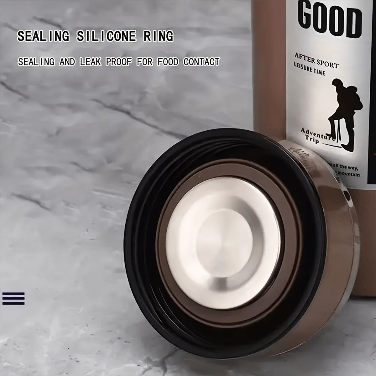 Double Wall Vacuum Flask with Leak-Proof Lid, Wide Mouth, Keeps Drinks Hot & Cold All Day for Camping, Hiking & Travel – Insulated Water Bottle 1000ml 316 - product image 17