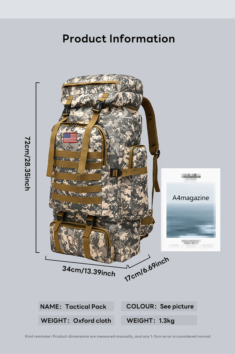 Lightweight Packable Hiking Backpack 21L, Multi-Compartment Camping Rucksack with Adjustable Straps, Waterproof Outdoor Daypack for Camping, Trekking & Travel - product image 25