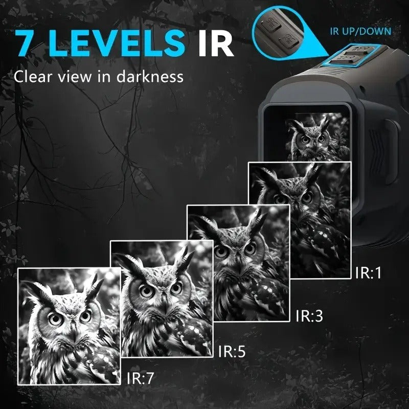 Infrared Night Vision Monocular – HD 1080P / 4K Ultra HD – USB Rechargeable Digital Night Vision Scope – 8x28mm Telescope Camera for Hunting Camping Wildlife - product image 17