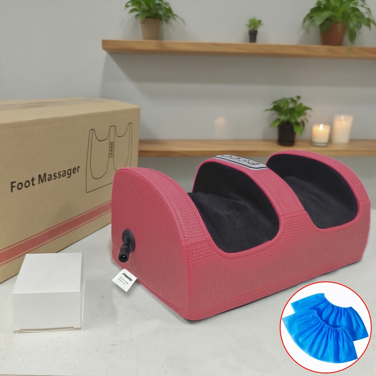 Foot Massager with Heat Function, Suitable for Legs, Feet, and Arms, Providing Deep Kneading and Compression - Perfect for Home Or Office Use, Black Friday Discount Promotion