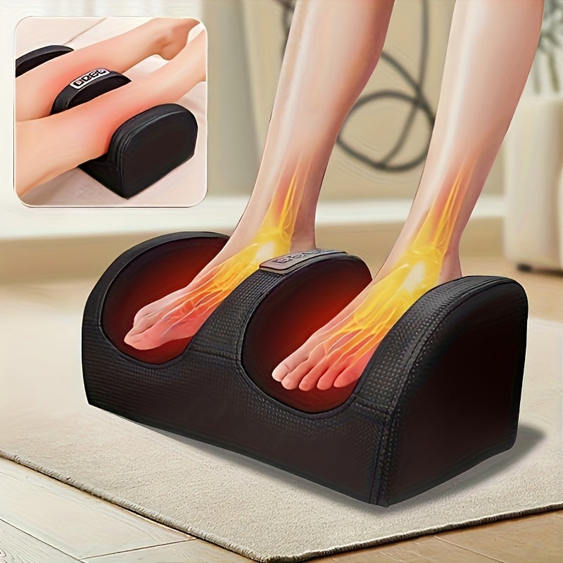 Foot Massager with Heat Function, Suitable for Legs, Feet, and Arms, Providing Deep Kneading and Compression - Perfect for Home Or Office Use, Black Friday Discount Promotion