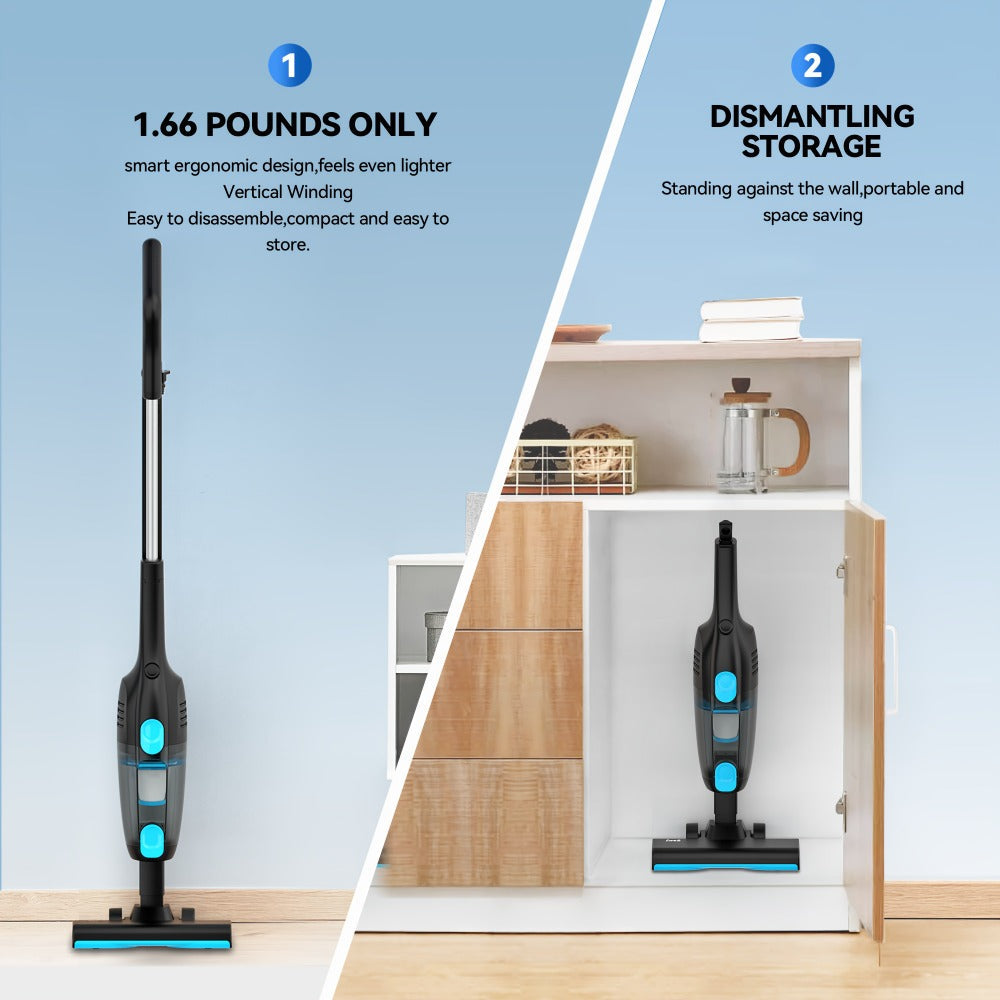 Cordless Stick Vacuum 30KPa 600W Motor 68oz Bagless Upright Lightweight Vacuum Cleaner for House Car Hard Floor Carpet Pet Hair Multi-Color - product image 4