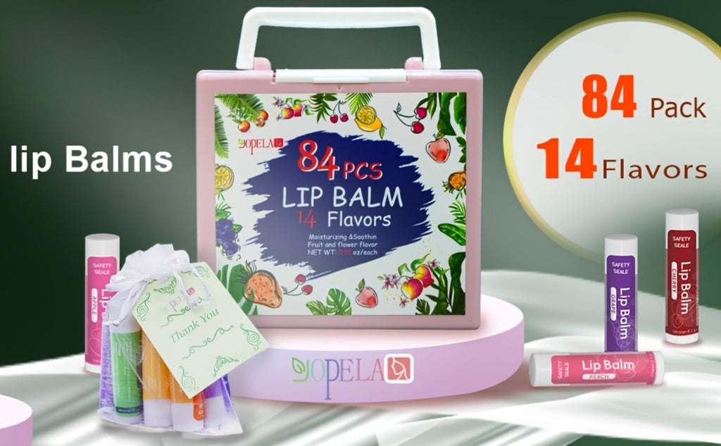 Bulk Lip Balm Set 84 Pcs with Vitamin E & Coconut Oil — 14 Flavors Natural Moisturizing Lip Balm, Non-GMO Formula, Repairs Dry Chapped Lips, Valentine's Day & Holiday Gift for Wome - product image 10