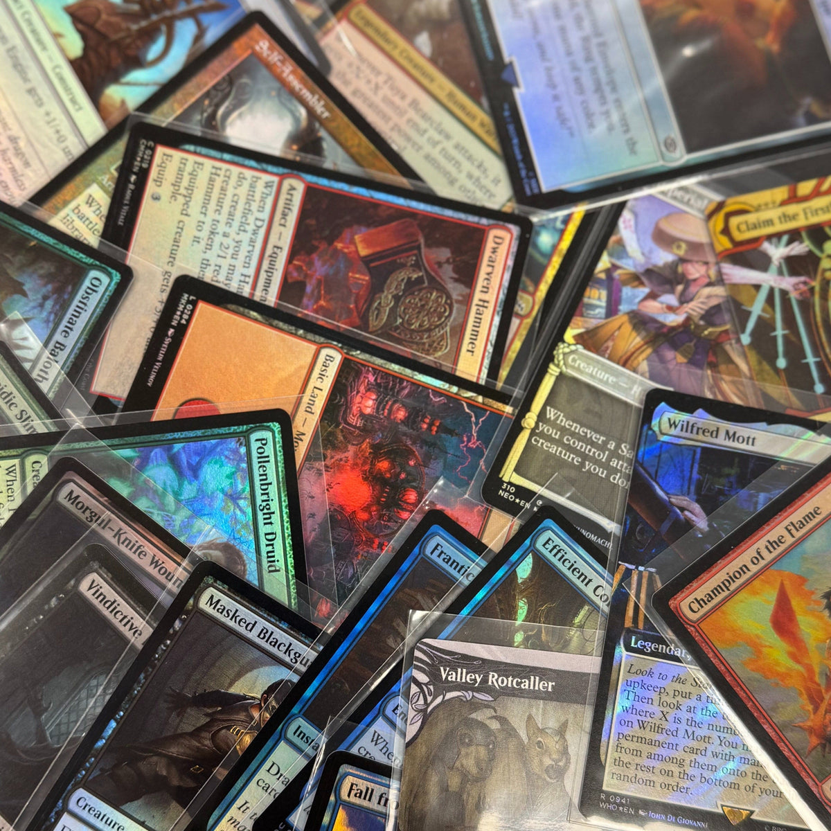 Magic The Gathering 100 Card Bundle – 85 Assorted + 10 Land + 5 Foil Holographic Cards – Authentic MTG Variety Lot – Gift for Deck Builders, New Players - product image 3