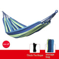 Camping Hammock Single Person Colorful Fabric Anti-Roll Design 330 lbs Capacity with Tree-Friendly Straps Carry-along Carrying Bag Outdoor Indoor Backyard - product image 3