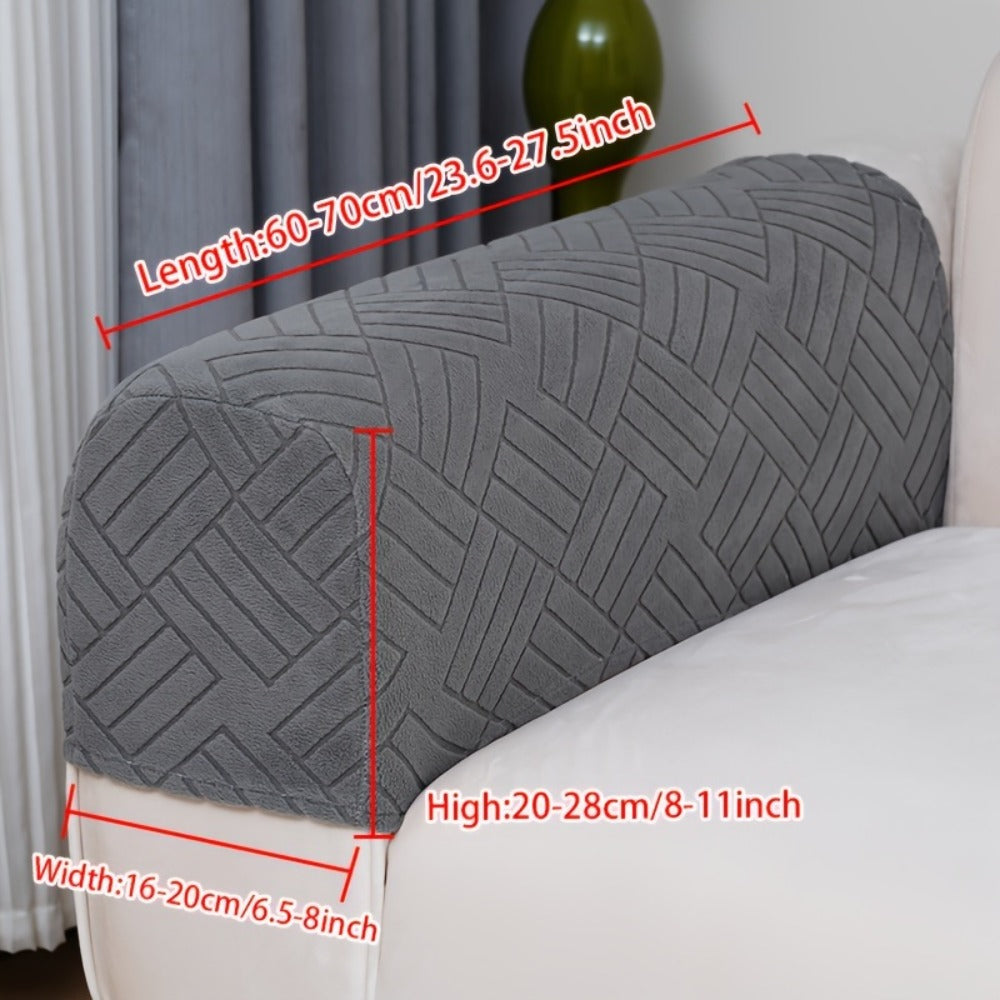 Sofa Cover Stretch Slipcover Universal Fit - Elastic Non-Slip Couch Cover Pet Friendly Machine Washable | Sofa Seat Cover Armrest Back Chaise Protector for Living Room Deep Gray Ho - product image 13