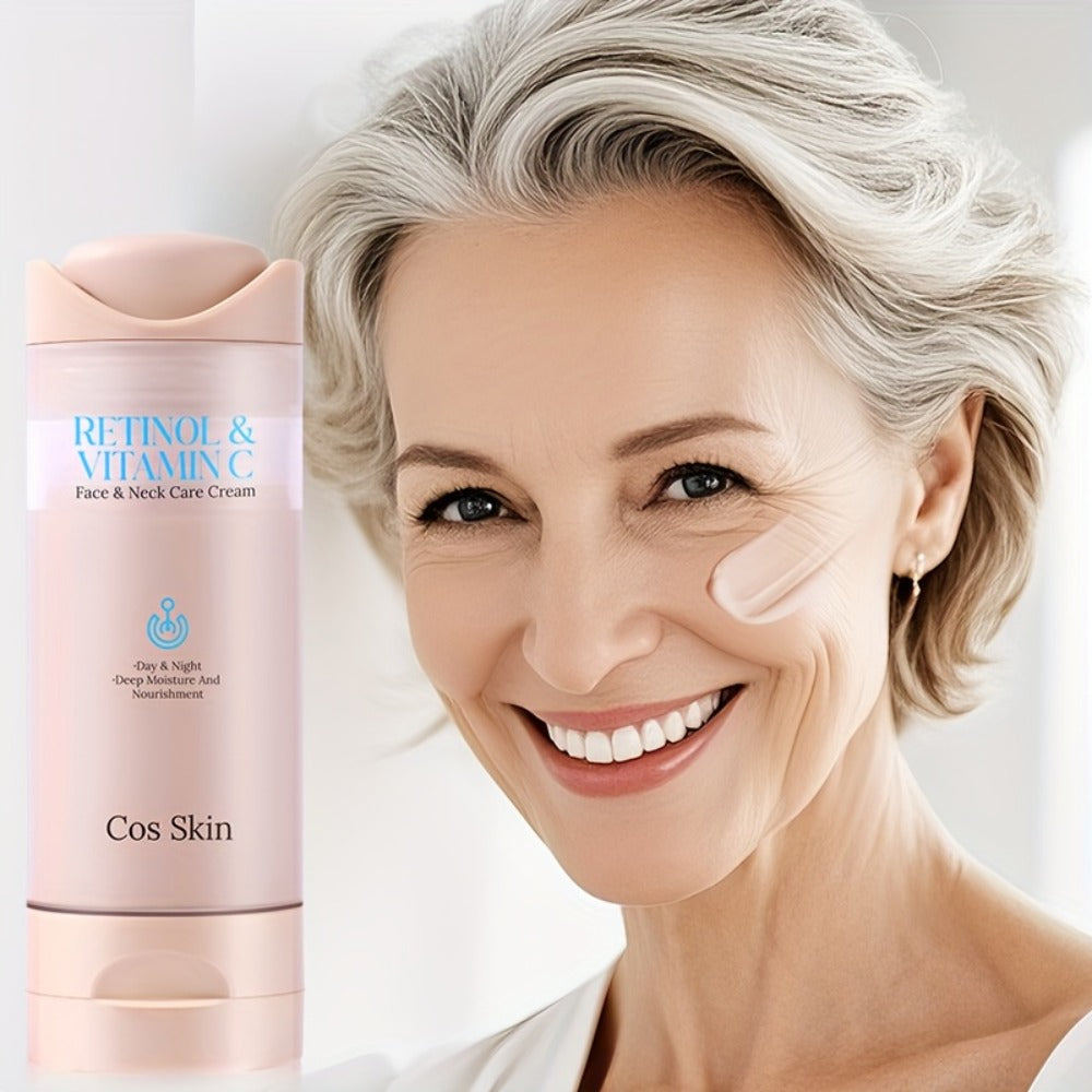 Retinol Vitamin C Face Cream Anti Aging Moisturizer for Skin Elasticity Brightening Deep Hydration Fast Absorbing Non Greasy Gentle Daily Skin Care for Women All Skin Types - product image 4