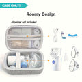 EVA Hard Shell Storage Bag Multi-Compartment Travel Case for Facial Steamer Nebulizer Humidifier Pore Vacuum Cleaner — Portable Beauty Device Organizer with Pockets White - product image 7