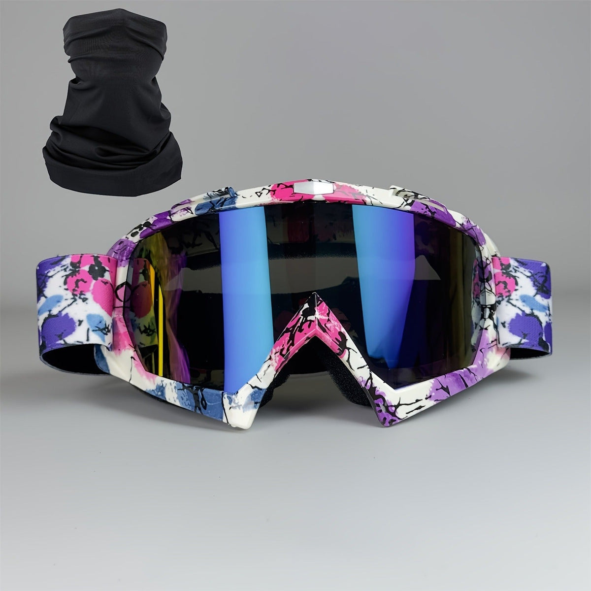 Mirror Coating Polycarbonate Lens, TPU Frame, Adjustable Thick Foam Pad, Anti-Fog Snow Goggles for Adults, 30+ Color Options for Skiing & Snowboarding – Ski - product image 48
