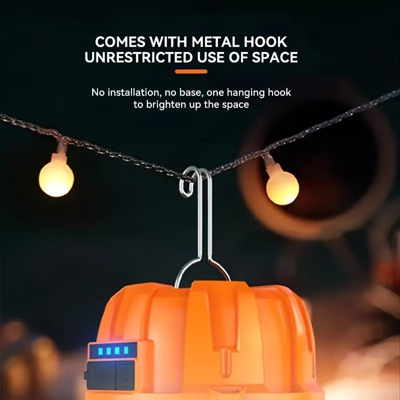 Rechargeable LED Camping Lantern with Power Bank USB Outdoor Hanging Tent Light Built-in Battery Emergency Lamp for Camping BBQ Hiking Patio Backpacking - product image 14