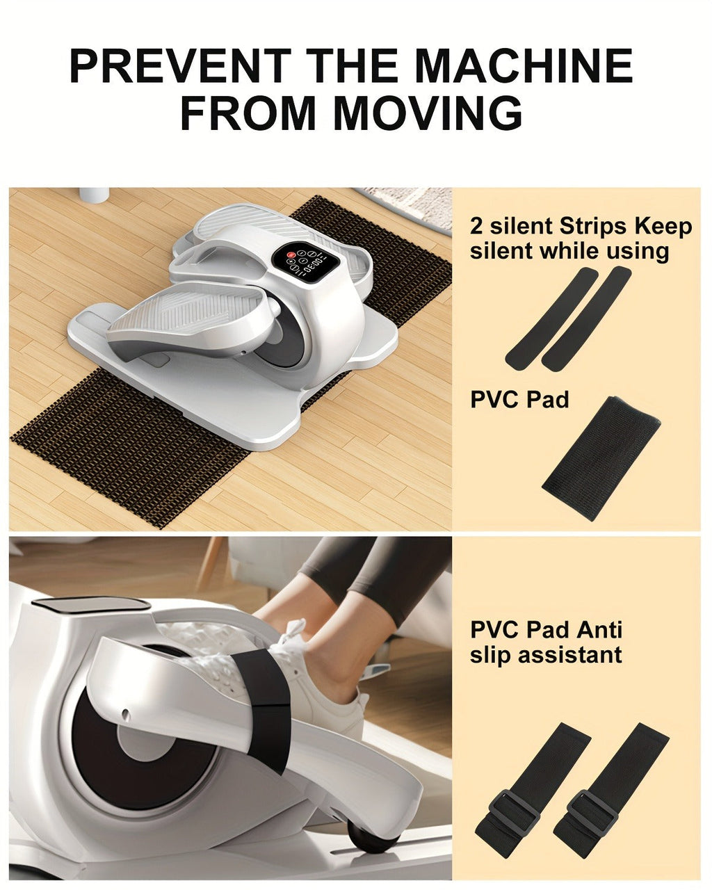 Under Desk Elliptical Machine | 12-Speed Electric Seated Leg Exerciser, Quiet & Carry-along Foot Pedal Trainer with Remote, for Seniors & Home Office Workouts - product image 16