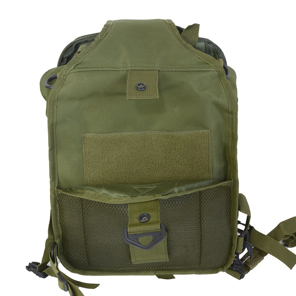 Single Shoulder Crossbody Sling Pack for Hiking, Patrol & Outdoor EDC, Adjustable Strap, Multi-Pocket – Tactical Chest Bag - product image 19