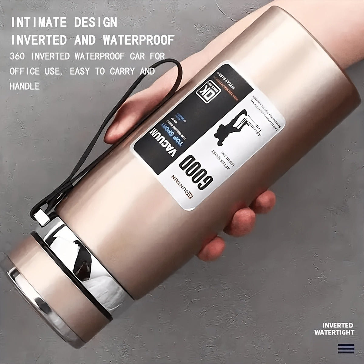 Double Wall Vacuum Flask with Leak-Proof Lid, Wide Mouth, Keeps Drinks Hot & Cold All Day for Camping, Hiking & Travel – Insulated Water Bottle 1000ml 316 - product image 18