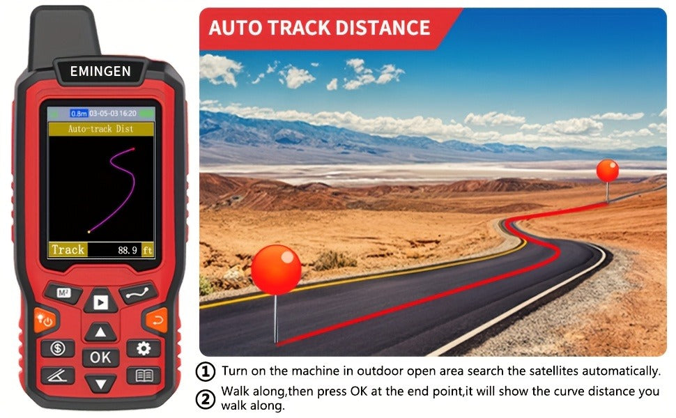 Handheld GPS Land Surveying Equipment | ZL180 | High-Precision 2.4" LCD Area Measuring Tool for Farmland, Forest, Ranch & Mining - product image 16