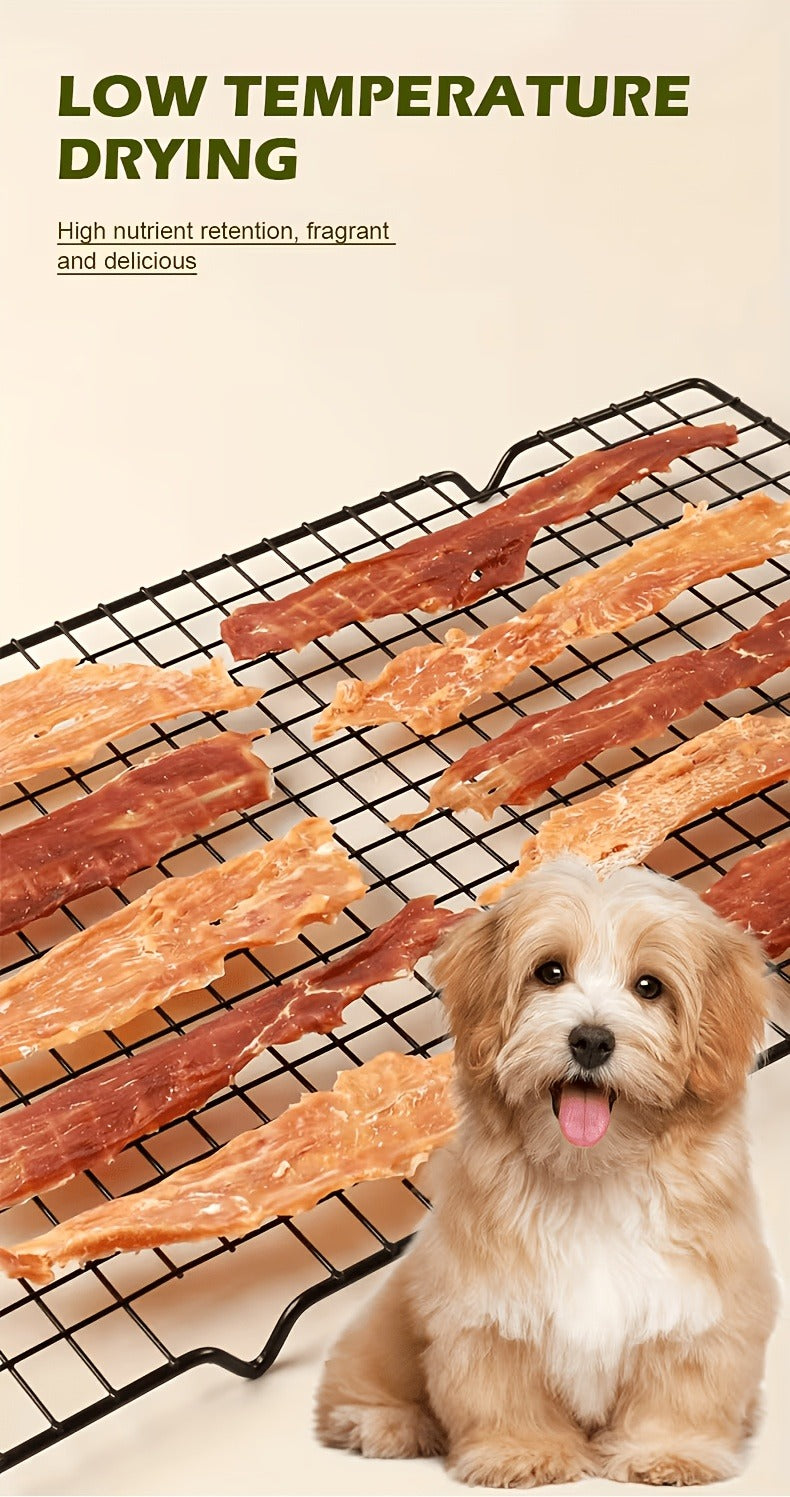 Chicken Jerky Treats for Dogs and Cats | High Protein Chicken Breast Slices, Grain-Free Dental Chews & Training Rewards for Puppies Kittens Adult Dogs Cats - product image 10