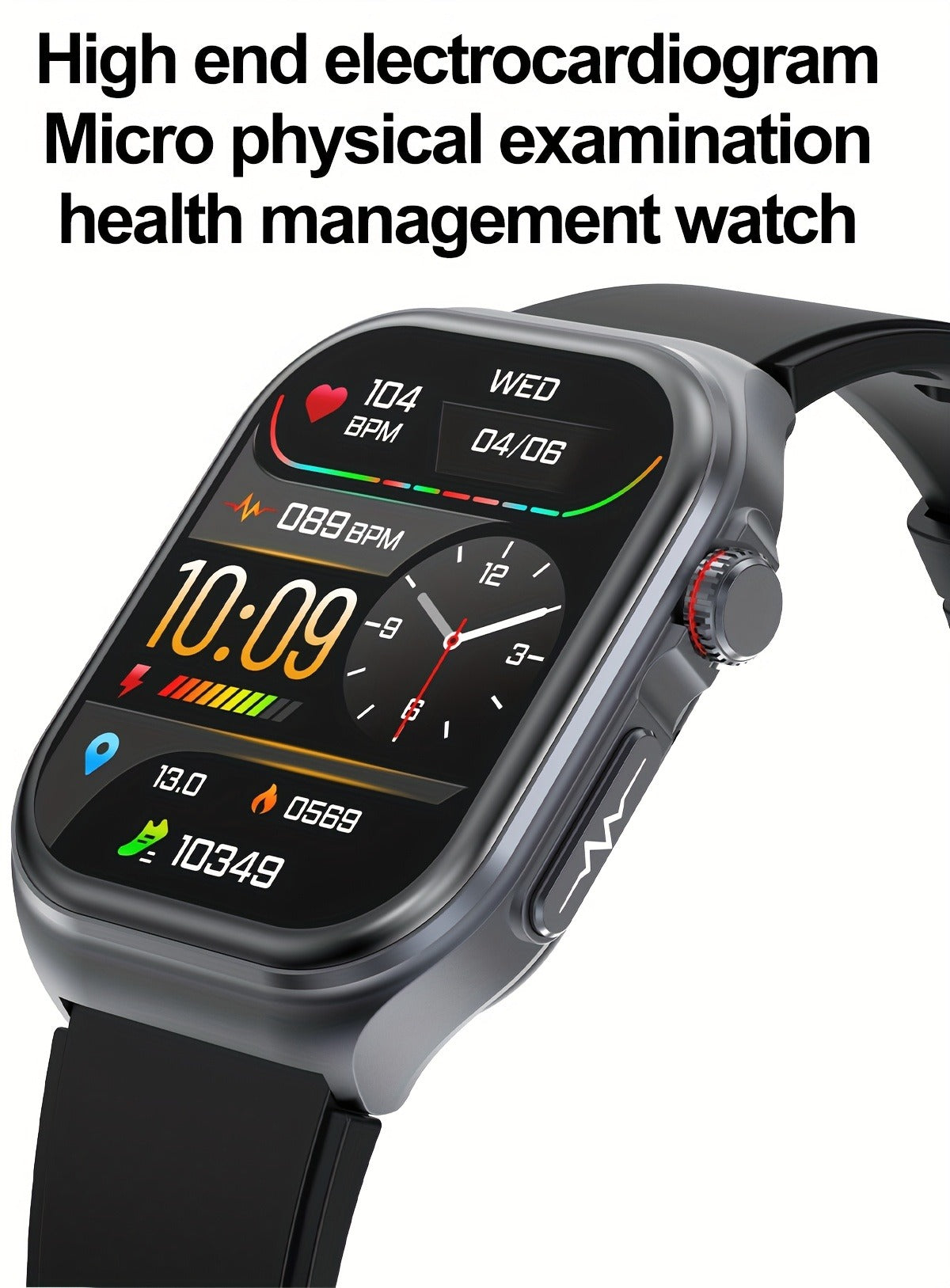 Smartwatch 2.04" Display – Bluetooth 5.3 Calling – 530mAh Battery – NFC – Multi-Sport Modes – Voice Assistant – Menstrual & Weather Forecast – SOS – Magnetic - product image 18