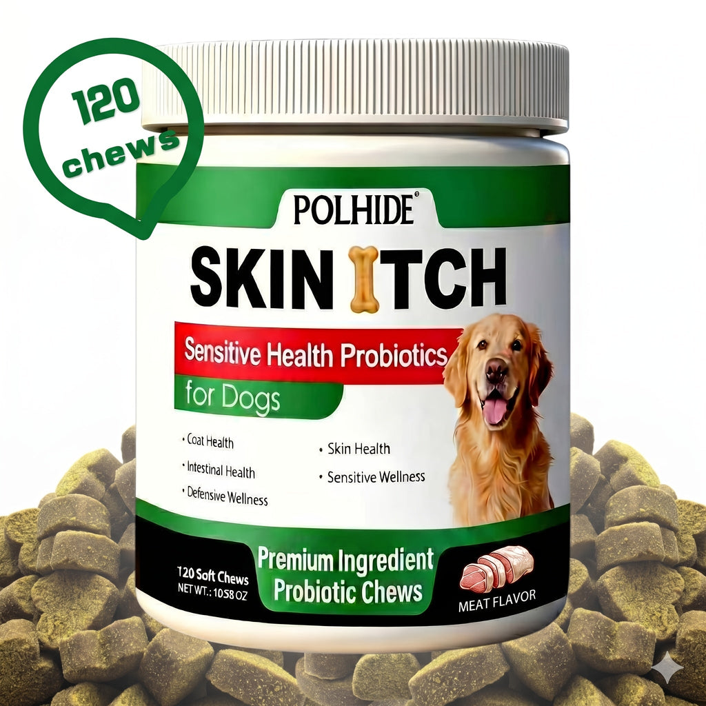 Yeast Supplement for Sensitive Stomach, Coat & Intestinal Wellness, Soft Meat Flavor, 90-Day Supply for Dogs All Ages – Dog Gut Health Probiotic Chews 120 Count - product image 2