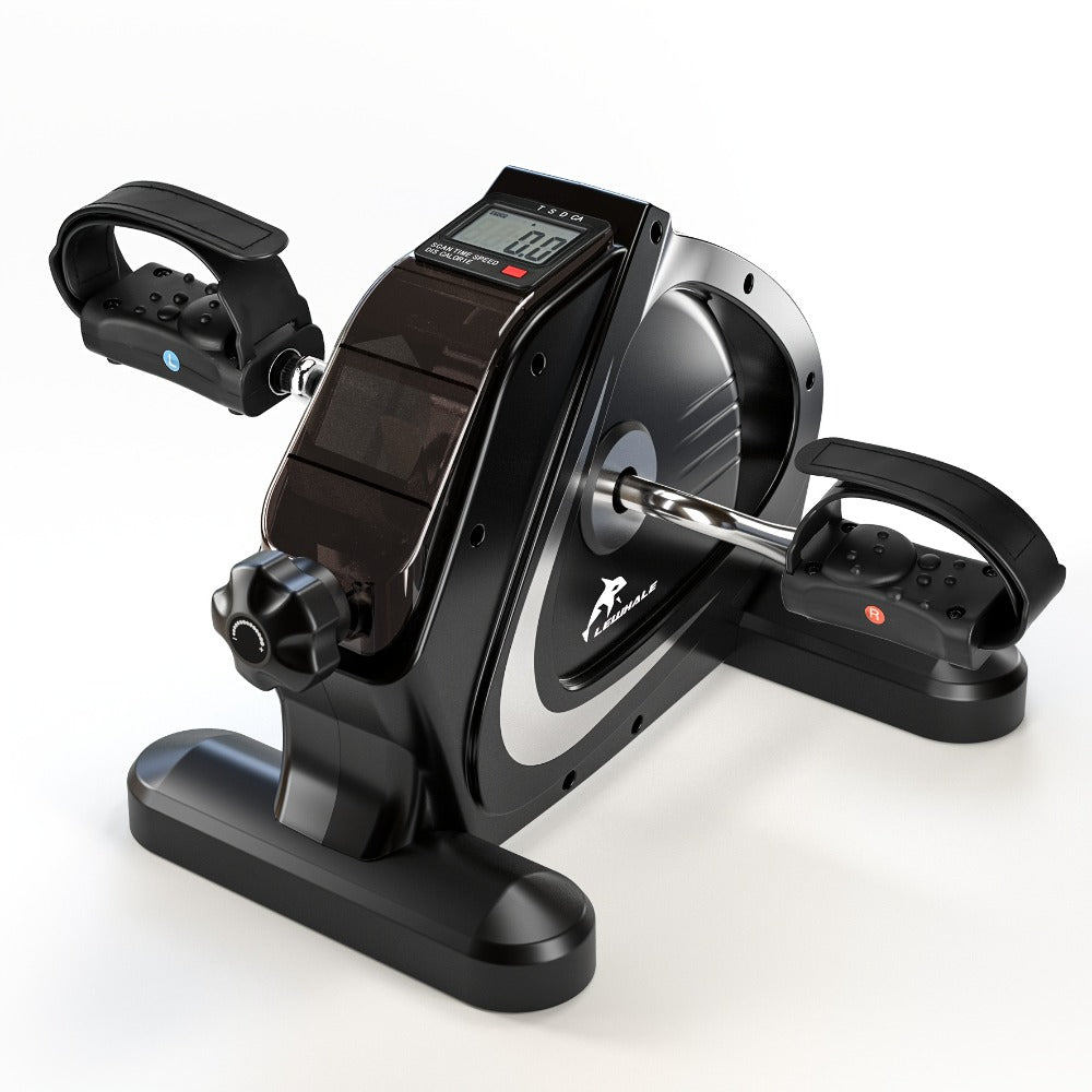 Portable Elliptical Trainer Mini Exercise Bike Under Desk Pedal Exerciser LCD Display 8 Resistance Levels Silent 350lb Capacity Arm Leg Training for Home Office Seniors - product image 2