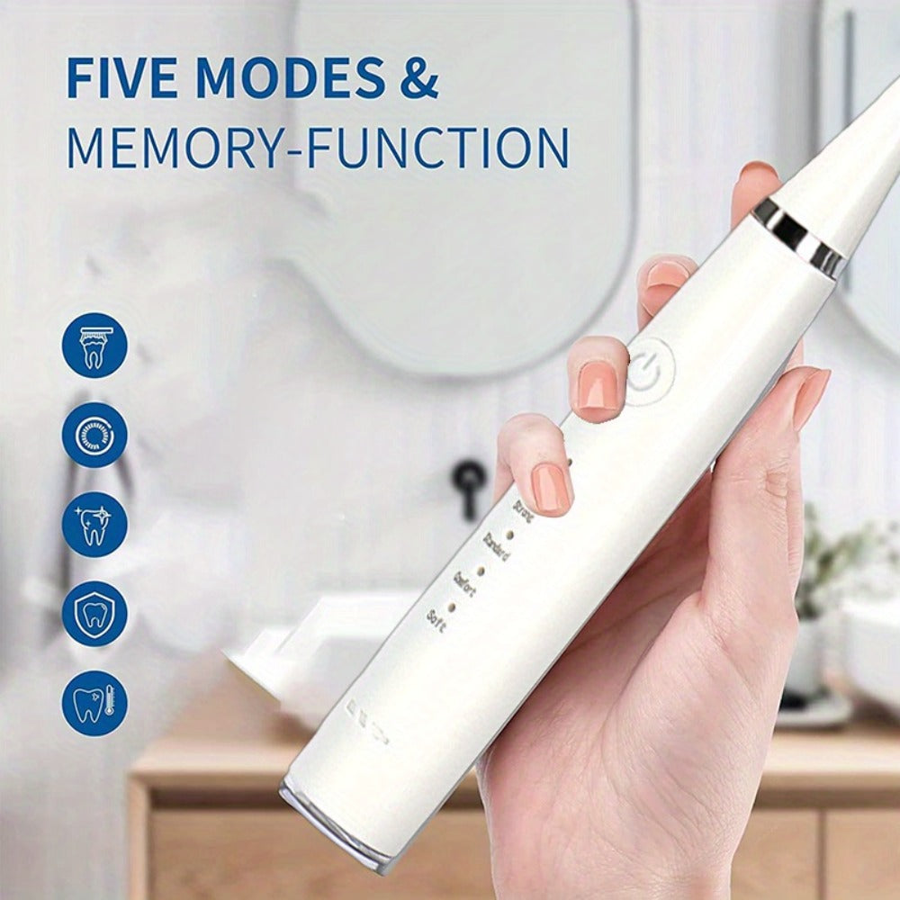 Electric Toothbrush Kit USB Rechargeable - Multi-Accessory Dental Care Set with Travel Case, Replaceable Brush Heads, Portable Oral Hygiene Device for Home & Travel, Gift for Men & - product image 9
