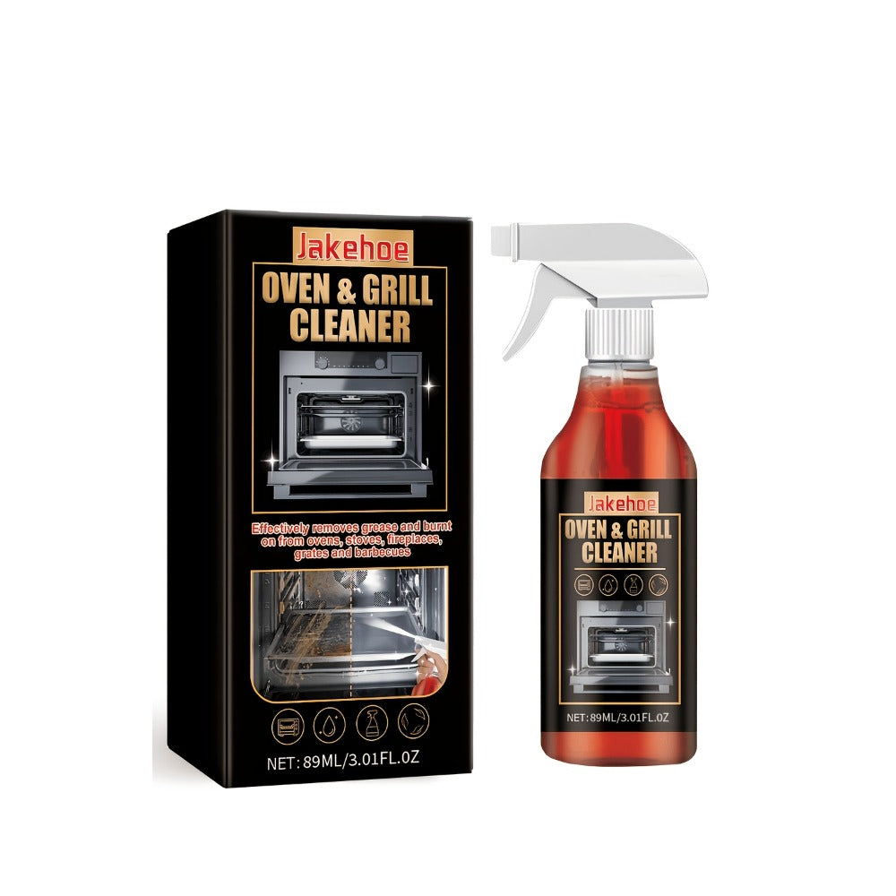 Oven Cleaner Foam Spray 3-Pack Heavy Duty Stove & Grill Degreaser Removes Stubborn Baked-On Grease Stains Gentle Formula Safe for Ovens Stoves Grills - product image