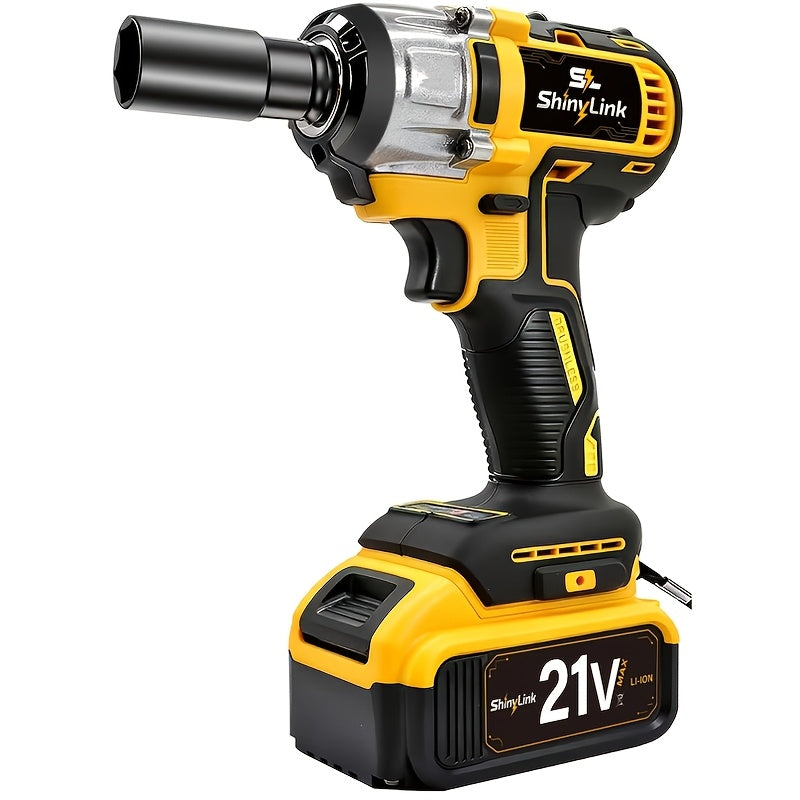 21V Impact Wrench Kit with 3000Mah Lithium-Ion Battery and Heavy Duty Motor - Wireless Drill/Driver Compatible for Car, Truck, Motorcycle, Repair - Ideal Gift - product image 3