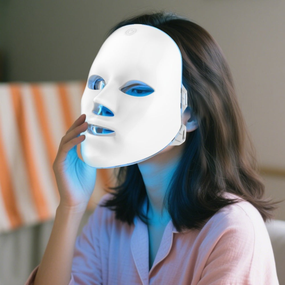 Portable 7-Color LED Facial Mask Device – USB Rechargeable Home Beauty Skincare Tool for Face Care, Anti-Aging & Acne, Perfect Gift for Girlfriend & Valentine's Day - product image 13