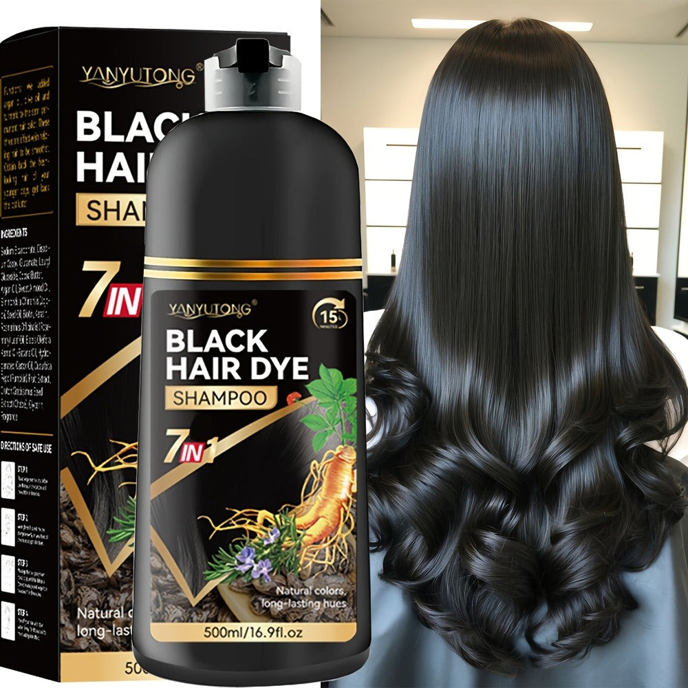 Hair Dye Shampoo Natural Plant Pigments – Covers Gray Hair Fast in 1 Wash, 16.91oz Color Shampoo in Black, Red, Brown, Dark Brown & Chestnut Brown for Women & Men, All Hair Types - product image 9
