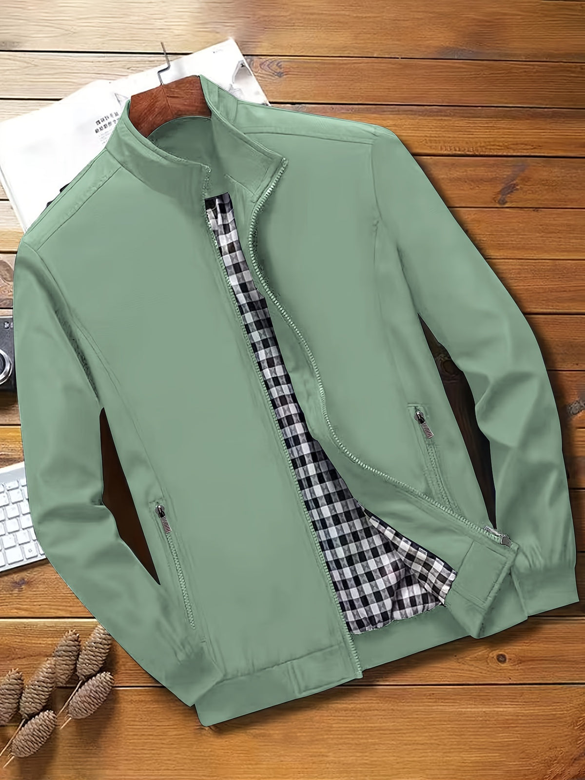 New Men's Jacket Spring Autumn Premium College Style Jacket Outerwear - product image 6