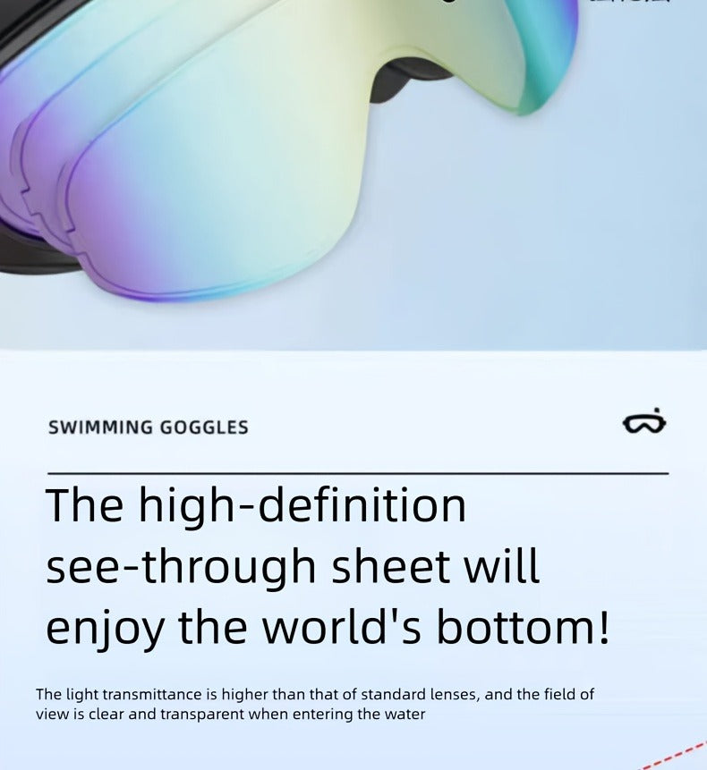 Anti-Fog Swimming Goggles Set | UV Protection, Earplugs & Nose Clip - product image 22