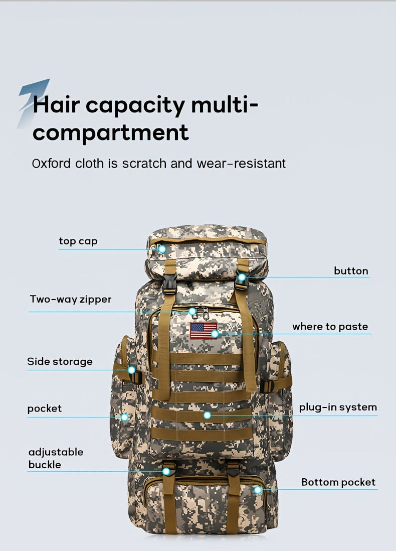 Lightweight Packable Hiking Backpack 21L, Multi-Compartment Camping Rucksack with Adjustable Straps, Waterproof Outdoor Daypack for Camping, Trekking & Travel - product image 27