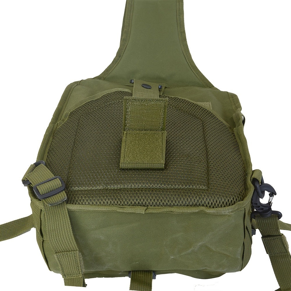 Single Shoulder Crossbody Sling Pack for Hiking, Patrol & Outdoor EDC, Adjustable Strap, Multi-Pocket – Tactical Chest Bag - product image 20