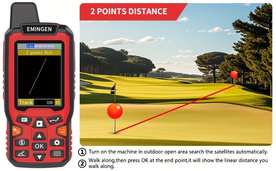 Handheld GPS Land Surveying Equipment | ZL180 | High-Precision 2.4" LCD Area Measuring Tool for Farmland, Forest, Ranch & Mining - product image 17