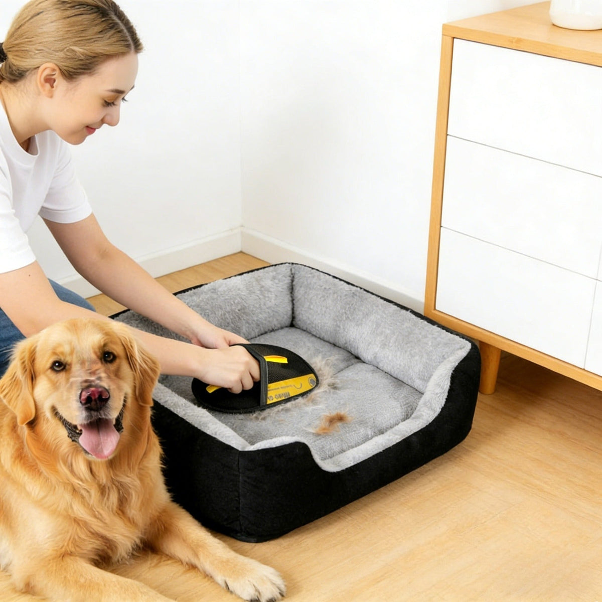 Static Elimination Technology, Reusable Lint Remover for Sofa, Bedding, Clothing, Blankets, Cat & Dog Beds, Plush Toys, Hard-to-Reach Areas – Pet Hair Removal - product image 9