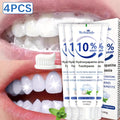 Hydroxyapatite Toothpaste 4-Pack – 10% Nano Formula with Baking Soda, Deep Cleaning & Whitening Gel, Mint Fresh Breath, Fluoride-Free Daily Oral Care for Everyone, Home & Travel Sl - product image 15