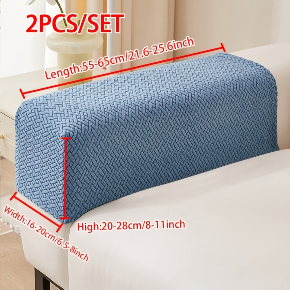 Jacquard Stretch Sofa Cover Non-Slip | Elastic Wear-Resistant Couch Slipcover, Polyester Jacquard Fabric, 1 to 4 Seat Sectional L-Shape, Armrest Backrest, Machine Washable - product image 38