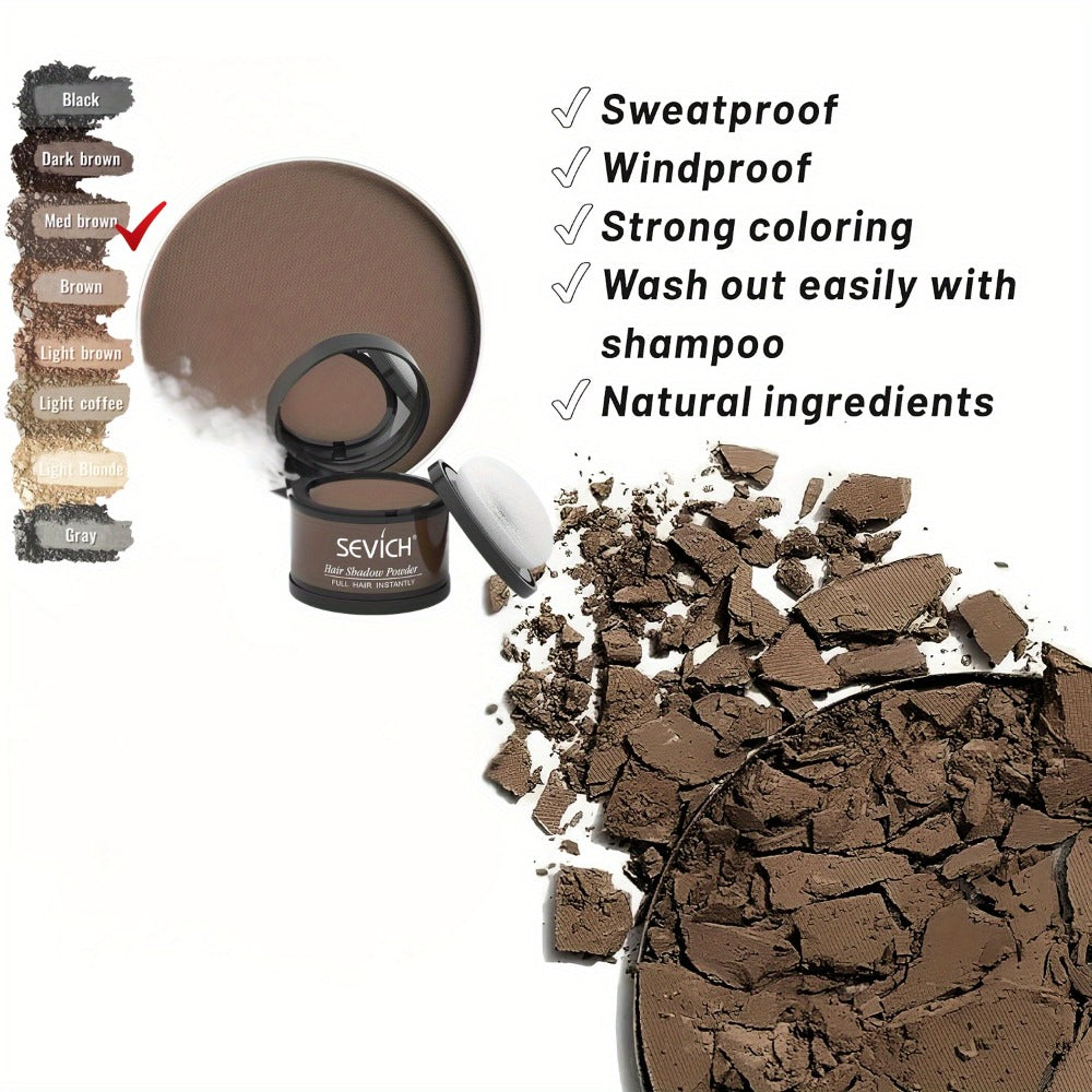 Root Touch Up Hair Powder for Thinning Hair & Gray Roots — Instant Hairline Concealer Shadow Topper, Long-Lasting Resistant Formula, 13 Shades, 2/3pcs Kit for All Hair Types Women  - product image 36