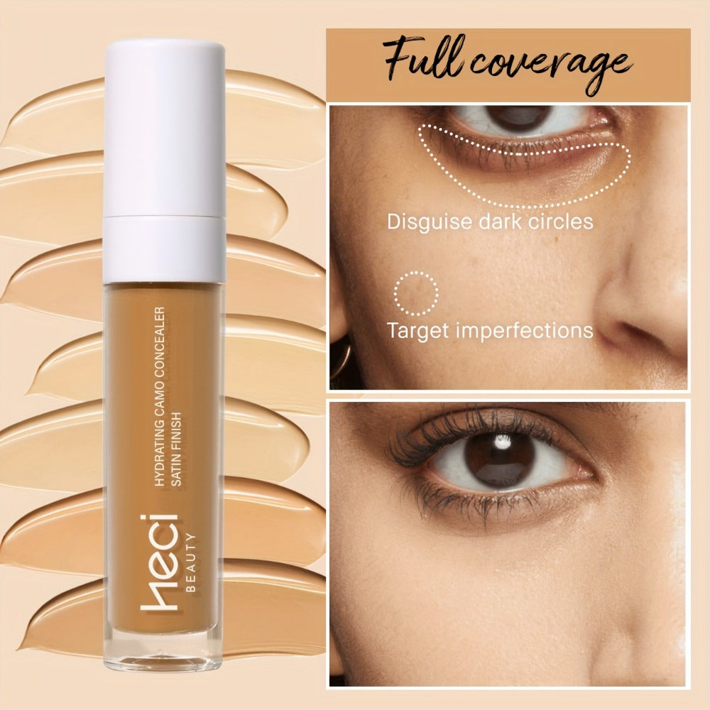 Liquid Concealer and Contour Stick Set 2 Pcs Buildable Coverage Hydrating Pore Minimizing Long-Lasting for Blemishes Dark Circles All Skin Types Flawless Finish - product image 2